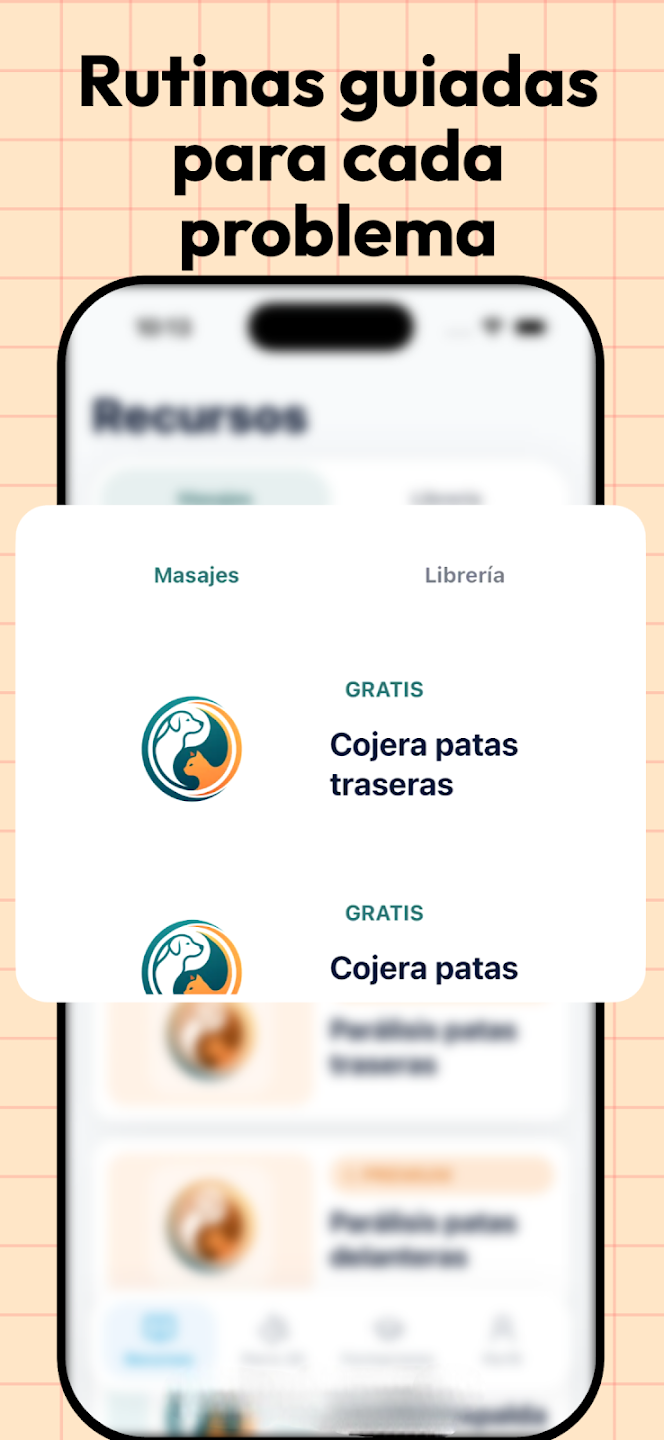 Rutinas guiadas de Rehabilit Pet